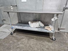 stainless steel Prep table