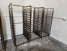 (3) Bakery Racks on Casters - Sheet Pan Racks