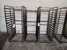 (3) Bakery Racks on Casters - Sheet Pan Racks