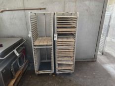 (2) Bakery Racks on Casters - Sheet Pan Racks