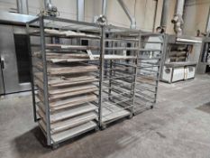 (3) Bakery Racks on Casters