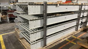 (4) Powered Roller Band Conveyors 10'L x 36