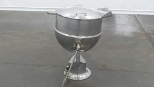Groen D-30 30 gallon Half Jacketed Steam Kettle