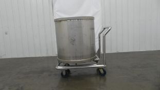 Stainless Steel Tank 145 Gallons on Cart