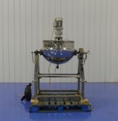 40 Gallon Stainless Steel Steam Kettle With Side Scrape Agitation