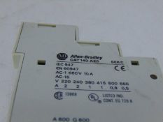 (10) ALLEN BRADLEY 140-A20 SERIES C CONTACT BLOCK