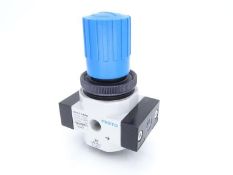 (10) FESTO LR-D-7-I-MINI AIR PRESSURE REGULATOR
