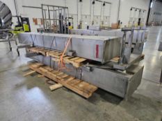 (2) A-one CDR-1000-109-S Stainless Steel Single Column Tote Dumper