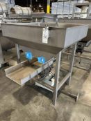 Meyer HF-15 Stainless Steel Linear Vibratory Feeder W/ 70 Gallon Hopper