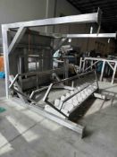 Mezzanine with step ladder
