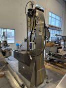 Pack-West 12 ELEVATOR/SORTER/FEEDER Stainless Steel Cleated Incline Conveyor W/ 0.5 HP Motor