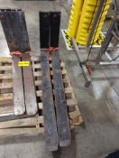 Set of Forklift Forks