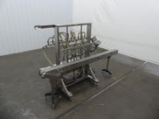 Accutek 10 Head Stainless Steel Automatic Pressure Overflow Filler