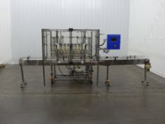 Inline Filling Systems 12 Head Overflow Liquid Filler