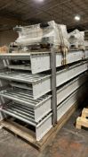 (4) Powered Roller Band Conveyors 10'L x 36