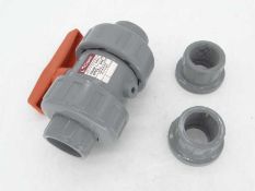 (2) HAYWARD CPVC-EPDM VALVE