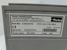 (1) PARKER C3S025V2 F10 I21 T30 M00 SERVO DRIVE