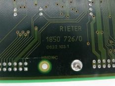 (2) RIETER 1850 726/0 CIRCUIT BOARD