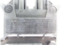 (2) PHOENIX CONTACT UK 5 N BK (PACK OF 50) TERMINAL BLOCK