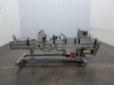 WS Automation Pressure Sensitive Wrap Bottle Labeler
