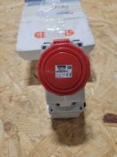 GEWISS GW 66 452 Socket Outlet, 16A-6h, 380-415V