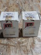 CUTLER-HAMMER 10250T23R LOT OF 2 Pushbutton, Red, W/1NO Contact Block