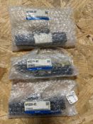 SMC NVFS2200-3FZ LOT OF 3 Solenoid Valve, 110VAC, 50/60Hz