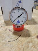 ANDERSON-NEGELE EL066010051111A0000 GAUGE, 0-30 PSI