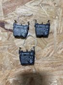 SCHMERSAL EF03.1 LOT OF 3 Contact Block, Lot of 3 Units