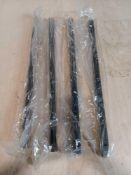 HIWIN HGR25R550H LOT OF 4 Linear Guide Rail