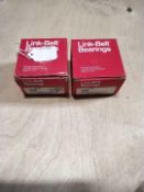 LINK BELT BEARINGS K2166 LOT OF 2 Closed End Cap