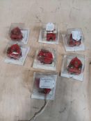 BIRCHER DW40 LOT OF 7 Pressure Switch, 24-250VAC/24-50VDC