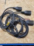 LUMBERG 2J (lot of 3) Cord Set