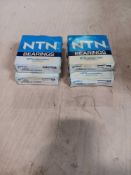 NTN 6308LLB/2ASU1 LOT OF 4 Deep Groove Ball Bearing, 40x90x23MM