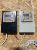 OMRON JV0P-140 LOT OF 2 DIGITAL OPERATOR INTERFACE LED MONITOR