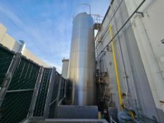 7,500 Gallon Stainless Steel Jacketed Holding Tank