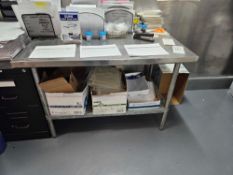Stainless Steel Prep Table