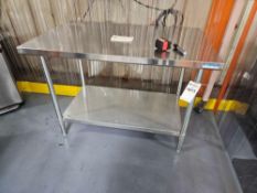 Stainless Steel Prep Table