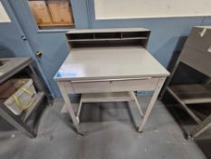 Uline Metal Rolling Desk
