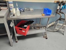 Stainless Steel Preparation Table
