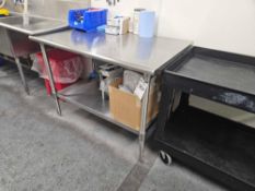 Stainless Steel Preparation Table