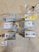 SMC RQB25-20M (6 units) Pneumatic Cylinder, 25MM Bore, 20MM Stroke