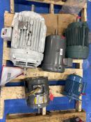Pallet of MRO Motors (Baldor, Reliance, Sew-Eurodrive)
