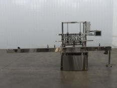 12 Head Stainless Steel Liquid Filler with Conveyor