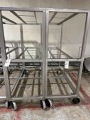 (2) Stainless Steel Racks