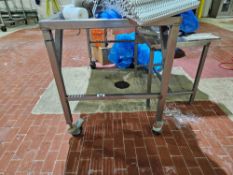 Stainless Steel Food Grade Rolling Table