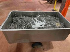 Stainless Steel Cart on Casters with Bacon Combs