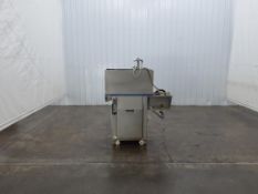 Schroder Stainless Steel 40 Head Meat Injector W/ Stainless Steel Cart