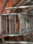 Stainless Steel Stairs with Mezzanine