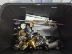 Lot of Air Regulators and Misc Lab Equipment